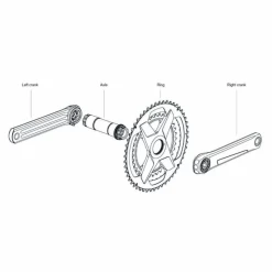 Bielas Carretera Rotor VEGAST 52/36 DM -Ciclismo Tienda bielas carretera rotor vegast 5236 dm 3