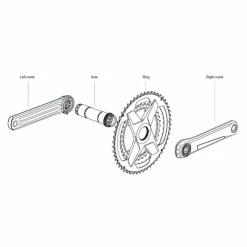 Bielas Carretera Rotor VEGAST Q50/34 DM -Ciclismo Tienda bielas carretera rotor vegast q5034 dm 3