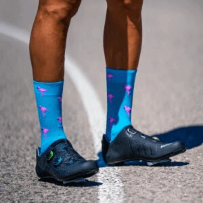 Calcetín Ciclismo Sporcks Flamingo Blue 7 Calcetín Ciclismo Sporcks Flamingo Blue - Imagen 5