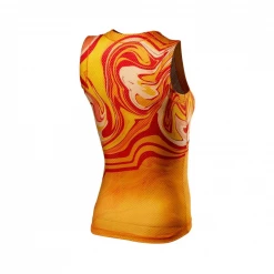 Camiseta Interior Castelli Pro Mesh Sin Mangas Naranja Amarillo Rojo Mujer -Ciclismo Tienda camiseta interior castelli pro mesh sin mangas naranja amarillo rojo mujer 1