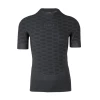 Camiseta Q36.5 Base Layer 2 Interior Manga Corta Gris -Ciclismo Tienda camiseta q365 base layer 2 interior manga corta gris