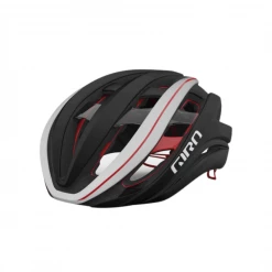 Casco Giro Aether Spherical Negro Blanco Rojo