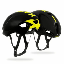 Casco Kask Utopia Negro Amarillo Fluor -Ciclismo Tienda casco kask utopia negro amarillo fluor 1