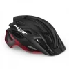 Casco Met Veleno Negro Rojo Mate Brillo -Ciclismo Tienda casco met veleno negro rojo mate brillo