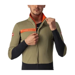 Chaqueta Castelli Beta Ros Verde Oliva Negro -Ciclismo Tienda chaqueta castelli beta ros verde oliva negro 2