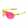 Gafas 100% S2 - Matte Washed Out Neon Yellow - Lentes Espejo