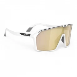 Gafas Rudy Project Spinshield Blanco Con Lente Gold