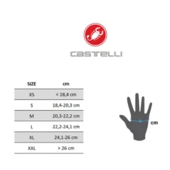 Guantes Térmicos Castelli Entrata Negro -Ciclismo Tienda guantes termicos castelli entrata negro 2