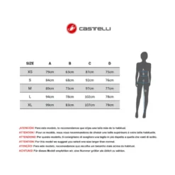 Maillot Castelli Anima 3 Sin Mangas Azul Mujer -Ciclismo Tienda maillot castelli anima 3 sin mangas azul mujer 2