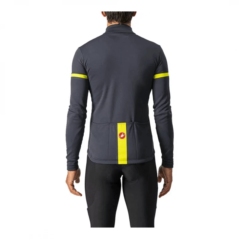 Maillot Castelli Fondo 2 FZ Manga Larga Gris Oscuro 4 Maillot Castelli Fondo 2 FZ Manga Larga Gris Oscuro - Imagen 2