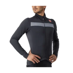 Maillot Castelli Puro 3 FZ Negro Claro Hombre -Ciclismo Tienda maillot castelli puro 3 fz negro claro hombre 2