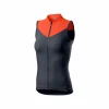 Maillot Castelli Solaris Negro Naranja Mujer -Ciclismo Tienda maillot castelli solaris negro naranja mujer