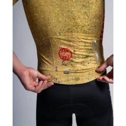 Maillot Pedal Mafia Artist Series PM X OC Drop Cloth Mostaza -Ciclismo Tienda maillot pedal mafia artist series pm x oc drop cloth mostaza 6