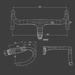 Manillar Black Inc Con Potencia Carbono 14 Manillar Black Inc Con Potencia Carbono -Ciclismo Tienda manillar black inc con potencia carbono 5