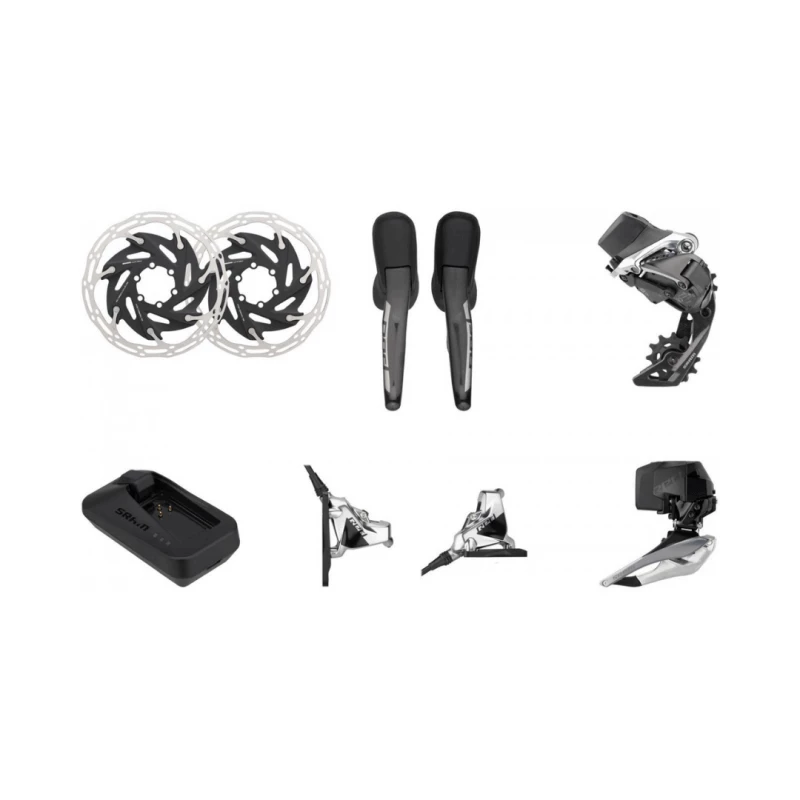 SRAM Red ETap AXS HRD FM 6 Tornillos 2x12 Velocidades Set De Cambios 3 SRAM Red ETap AXS HRD FM 6 Tornillos 2x12 Velocidades Set De Cambios