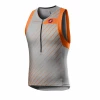 Top Castelli Free Tri Gris Naranja Brillante -Ciclismo Tienda top castelli free tri gris naranja brillante