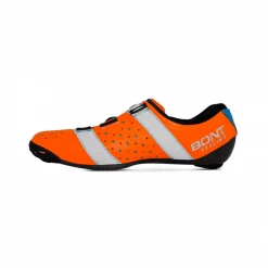 Zapatillas Bont Vaypor + Kangaroo Leather Naranja Azul -Ciclismo Tienda zapatillas bont vaypor kangaroo leather naranja azul 2