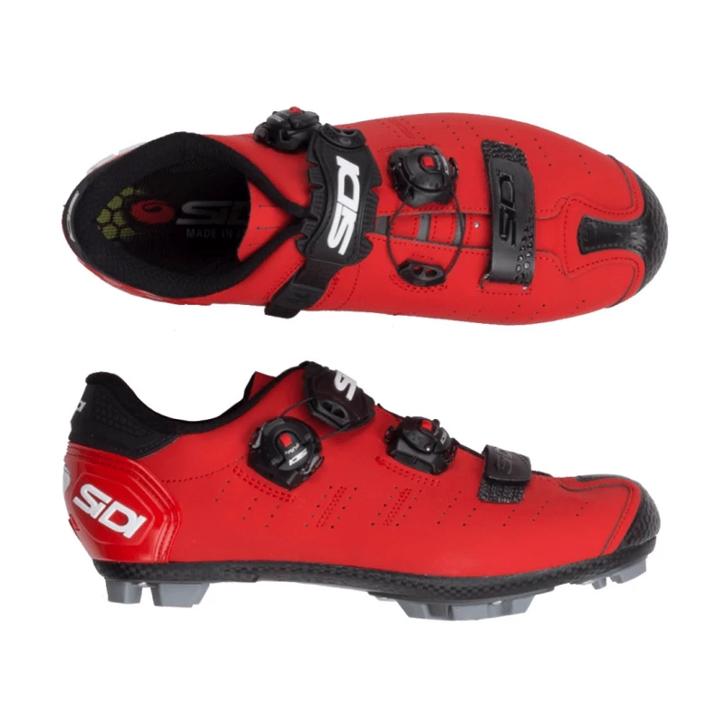 Zapatillas Sidi Dragon 5 MTB Rojo Negro Mate 4 Zapatillas Sidi Dragon 5 MTB Rojo Negro Mate - Imagen 2