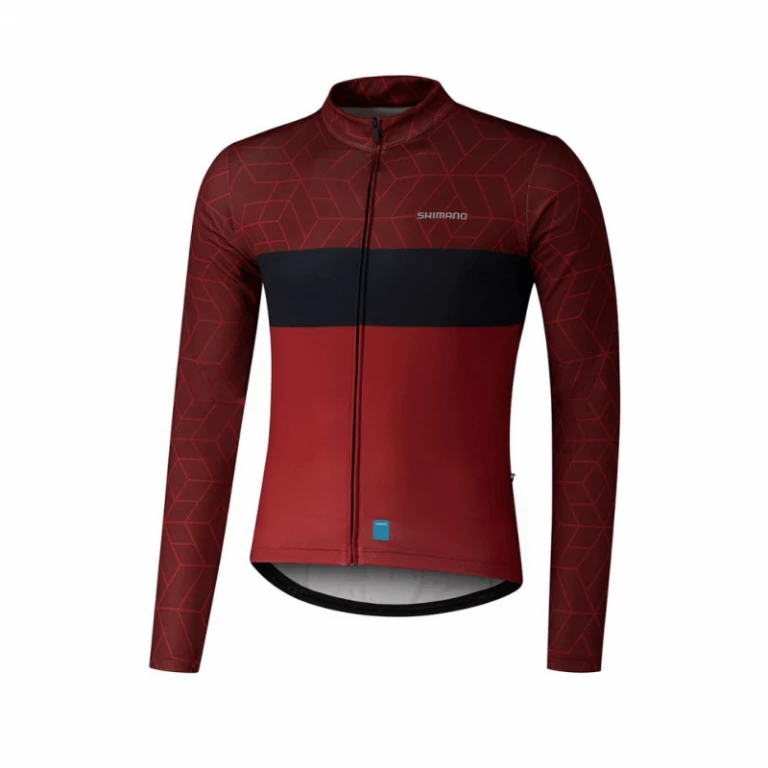 Ciclismo Tienda -Ciclismo Tienda maillot shimano vertex manga larga rojo 768x768 1